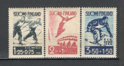 Finlanda.1938 Campionatele internationale de schi Lahti DF.3 foto