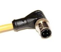 Cablu Conectare M12 4 PIN 10m Unghi 250VAC 4A PVC