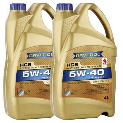 Pachet 8 litri ulei Ravenol HCS 5W40 foto