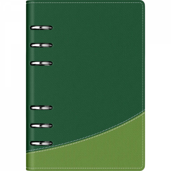 Agenda organizer B6 cu 6 inele Green Line