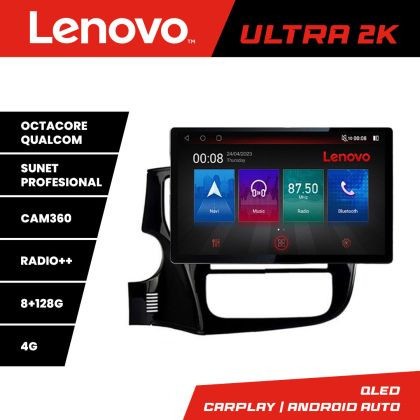 Navigatie Mitsubishi Outlander 2014- N-1230 ecran 13&quot; 2K 8+128 Android Waze USB Navigatie 4G 360 Toslink Youtub CarStore Technology