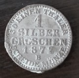Moneda - Prusia - 1 Silbergroschen 1872 - B - An rar - Argint