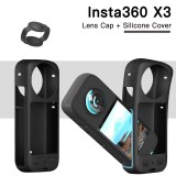 Husa silicon + protectie obiectiv camera actiune Insta360 ONE X3