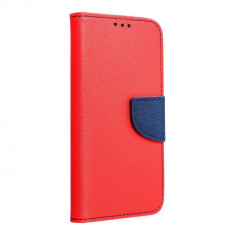 Husa Flip Carte Upzz Fancy Book Compatibila Cu Samsung S9, Navy Red foto