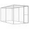 vidaXL Cușcă pentru pisici, 3x1,5x1,5 m, oțel galvanizat