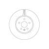 Set discuri frana fata TRW, Opel Astra K (B16), 06.2015-, Astra K Combi (B16), 11.2015-, Fata; puntea fata; Sistem de franare : 16&amp;quot;
