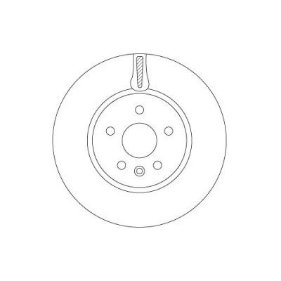 Set discuri frana fata TRW, Opel Astra K (B16), 06.2015-, Astra K Combi (B16), 11.2015-, Fata; puntea fata; Sistem de franare : 16&amp;amp;quot; foto