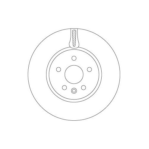 Set discuri frana fata TRW, Opel Astra K (B16), 06.2015-, Astra K Combi (B16), 11.2015-, Fata; puntea fata; Sistem de franare : 16&amp;quot;