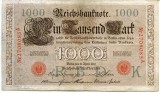 Bancnota Germania 1000 marci 1910