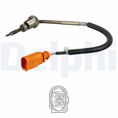 DELPHI TS30146 Senzor, temperatura gaze evacuare foto