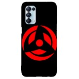 Husa compatibila cu Oppo A5 (2020) model Sharingan, Silicon, TPU, Viceversa, Transparent, Carcasa