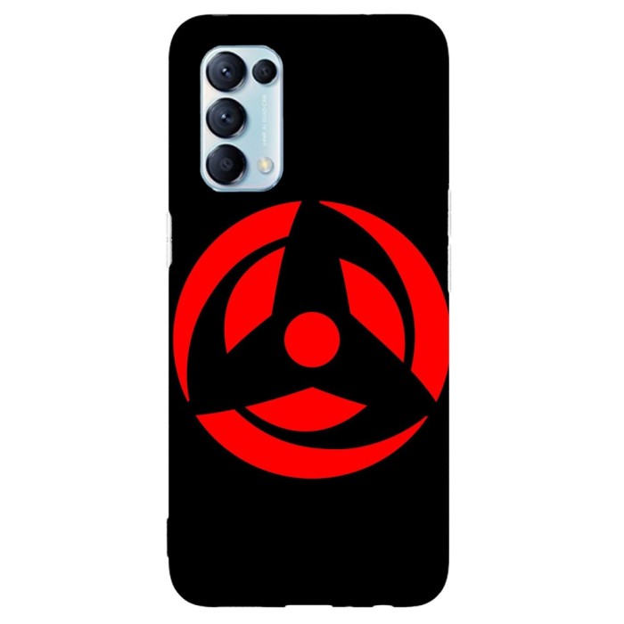 Husa compatibila cu Oppo A5 (2020) model Sharingan, Silicon, TPU, Viceversa