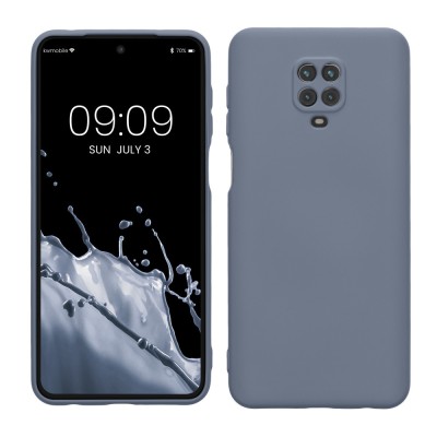 Husa Kwmobile pentru Xiaomi Redmi Note 9S/Redmi Note 9 Pro/Redmi Note 9 Pro Max, Silicon, Albastru, 56562.12 foto