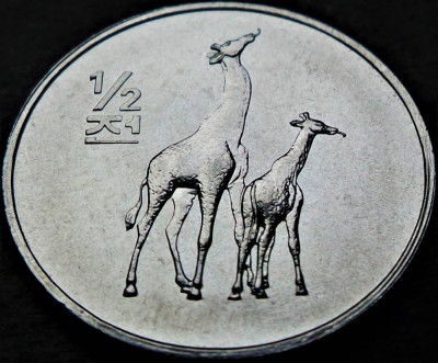 Moneda FAO 1/2 CHON - COREEA de NORD, anul 2002 * cod 1900 - UNC DIN FASIC! foto