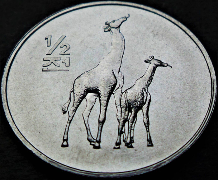 Moneda FAO 1/2 CHON - COREEA de NORD, anul 2002 * cod 1900 - UNC DIN FASIC!