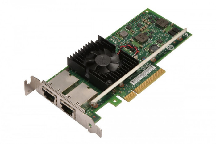 Placa de retea server Dual Port Dell Intel X540-T2 X540T2G1P5 10Gb Low Profile