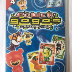 Album Power Gogo's Crazy Bones + 8 cartonase si 27 stickere