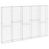 Cumpara ieftin Perete gabion cu capace, 300 x 30 x 200 cm, otel galvanizat