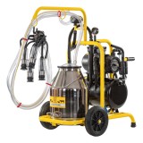 Aparat de muls vaci, cu 1&nbsp;bidon inox 30&nbsp;litri