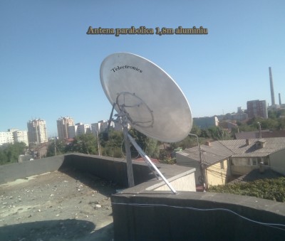 Antena parabolica din aluminiu 1,8m diametru foto