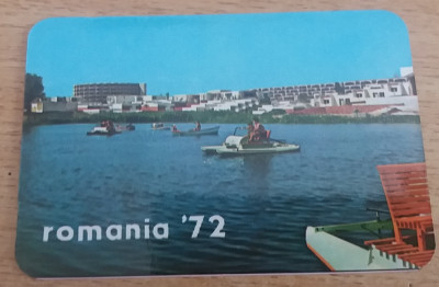 M3 C31 9 - 1972 - Calendar de buzunar - reclama turism foto