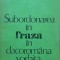 SUBORDONAREA IN FRAZA IN DACOROMANA VORBITA - MAGDALENA VULPE
