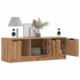 vidaXL Comodă TV,stejar artizanal 102x35x36,5 cm, lemn prelucrat