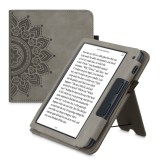 Husa pentru Kobo Libra 2, Piele ecologica, Gri, kwmobile, 56581.04