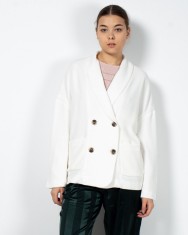 Sacou elegant cu captuseala si doua randuri de nasturi 22BRA01301 foto