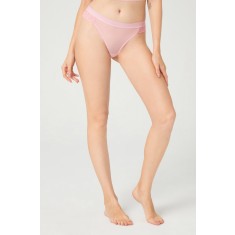 GS1190-5 Chilot brazilian din dantela florala si plasa fina