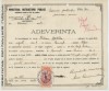 Romania, Ministerul Instructiunii Publice, Scoala primarade fete &quot;Alexandru Voda Ghica&quot;, Adeverinta, Bucuresti, 1928