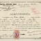 Romania, Ministerul Instructiunii Publice, Scoala primarade fete &quot;Alexandru Voda Ghica&quot;, Adeverinta, Bucuresti, 1928