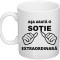 Cana alba personalizata &quot;Asa arata o sotie extraordinara&quot;, INOVATIX&reg;. 330ml