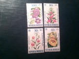 Serie Indonezia 1965 - Flora 4 valori