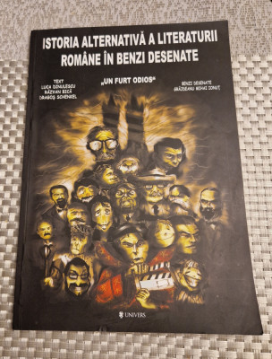 Istoria alternativa a literaturii romane in benzi desenate Grajdeanu Mihai foto