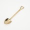 Set 6 lingurite aurii, model lopata