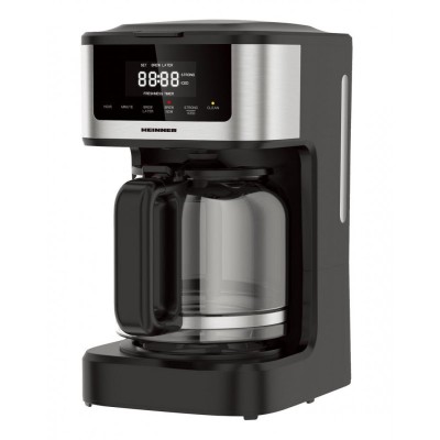 Cafetiera digitala Heinner, 900 W, 1.8 l, display digital cu control touch, tarie cafea ajustabila, Negru foto
