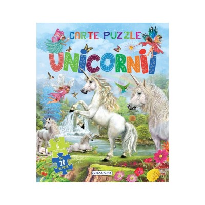 Carte cu 6 puzzle-uri - Unicornii foto