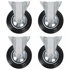 vidaXL Roți fixe, 4 buc., 160 mm 143450