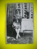 HOPCT RO 394 J FATA CU MARGELE -FOTOGRAFIE VECH-TIP CP
