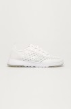 Emu Australia pantofi White Miki culoarea alb, cu toc plat W12497