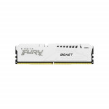 Memorie Kingston FURY Beast White 16GB DDR5, EXPO, 6000MT/s, CL36