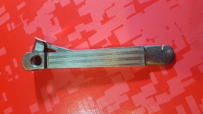 G329-Taietor trabucuri vechi DOTTATUS Solingen Germania otel argintat stare buna. Lungime 14.7 cm, latime cap 2 cm, latime maner 1,7 cm. foto