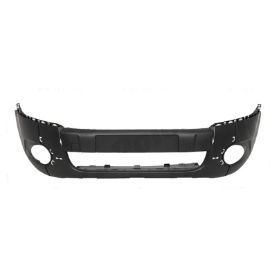 Bara fata CITROEN BERLINGO (7_), 02.2008-06.2012, PEUGEOT PARTNER, 03.2008-06.2012, cu gauri pentru Rama proiector ceatas; negru; cu lampi ceata gaur foto