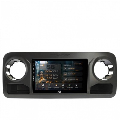 Navigatie Mercedes Benz Sprinter (2018+) 6GB RAM Android 13 Octacore Slot Sim 4G DSP GPS Wi-FI Carplay Android Auto USB Bluetooth Waze Touchscreen 10. foto