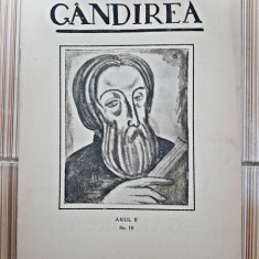 Revista Gandirea, anul II, nr.10/1922 (Demostene Botez, Cezar Petrescu, Adrian Maniu..)