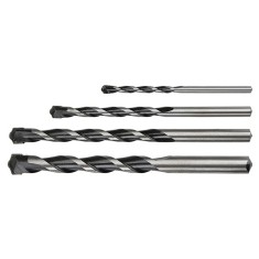 Set burghie zidarie ALB-NEGRU 4,0-10,0mm 4buc. GRAPHITE 57H746 HardWork ToolsRange