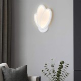 Cumpara ieftin Aplica Led Decorativa, Design Floral Alb, 24W, Lumina Reglabila 3000K-6500K