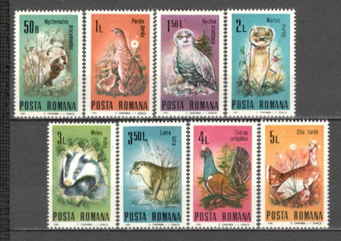 Romania.1985 Animale protejate YR.805