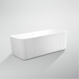 Cada Freestanding, Ovala, Acril, Alba, 150&times;72&times;56 Cm ModernLight Concept